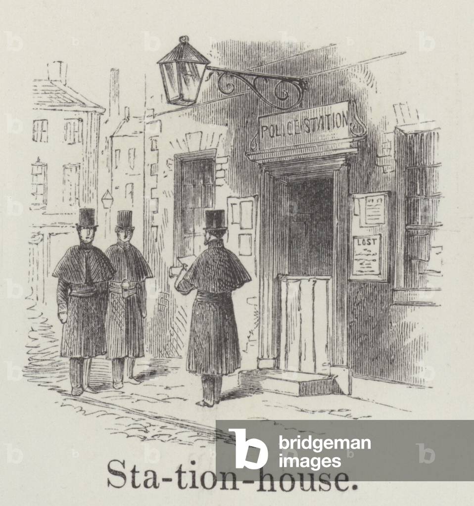 Station house (engraving)