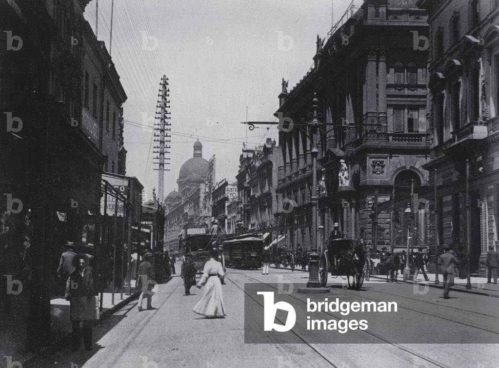 Sydney, NSW: George Street (b/w photo)