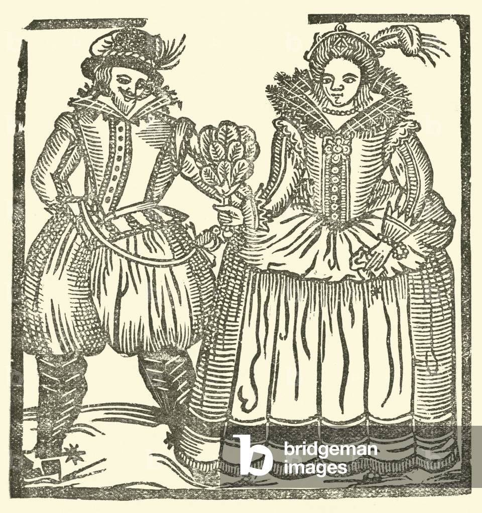 Illustration for The Roxburghe Ballads (woodcut)