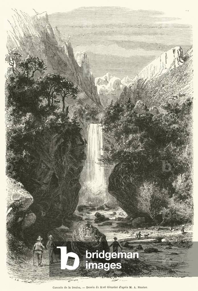 Cascade de la Druise (engraving)