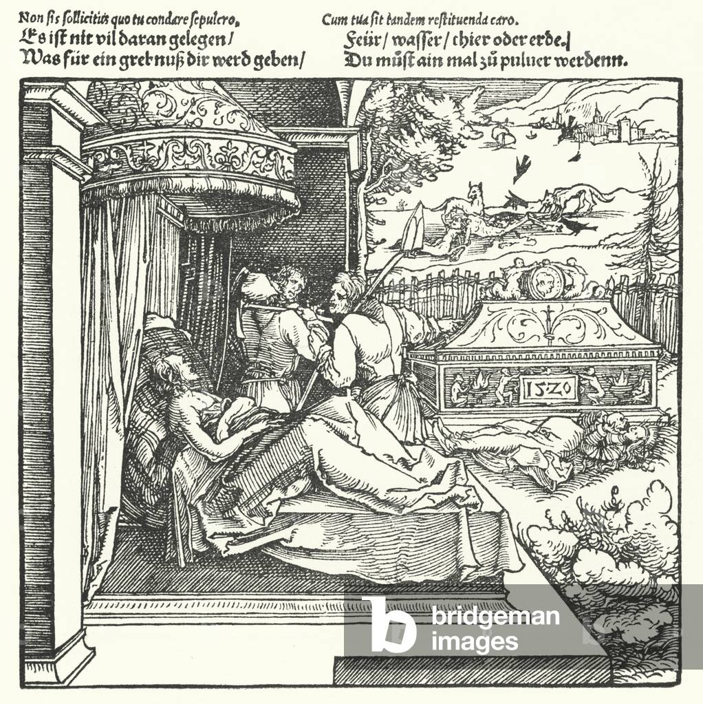 Death makes everyone equal (engraving)