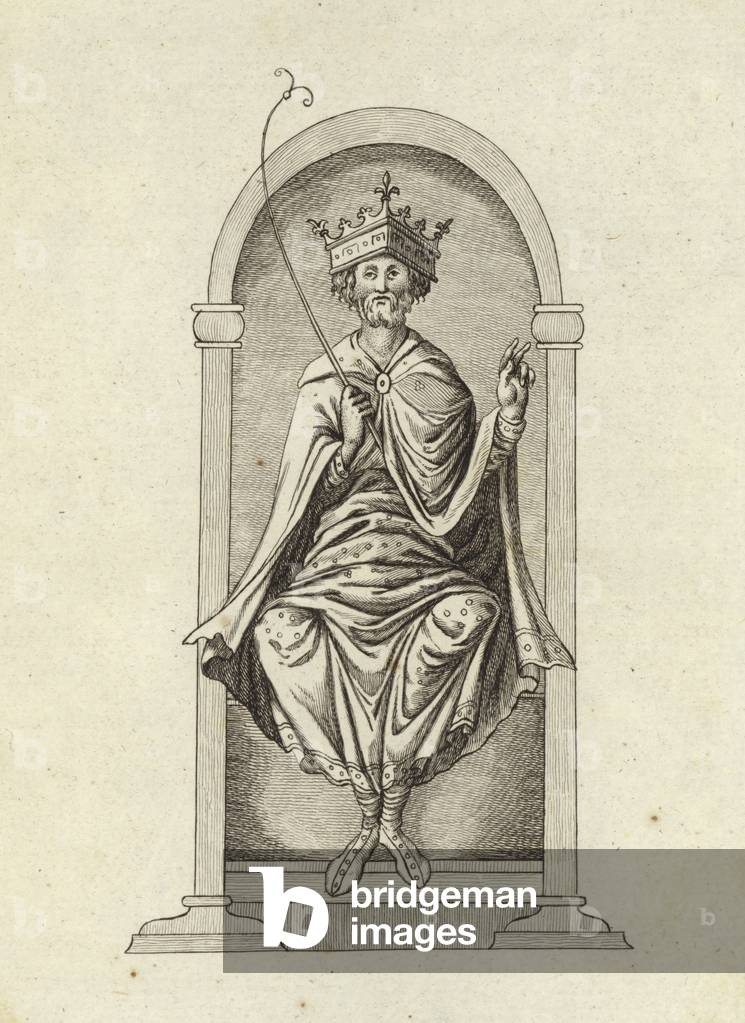 King Eadgar, The Peaceable (engraving)