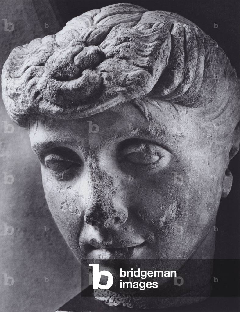 Roman Portraits: Portrait of a Girl (b/w photo)