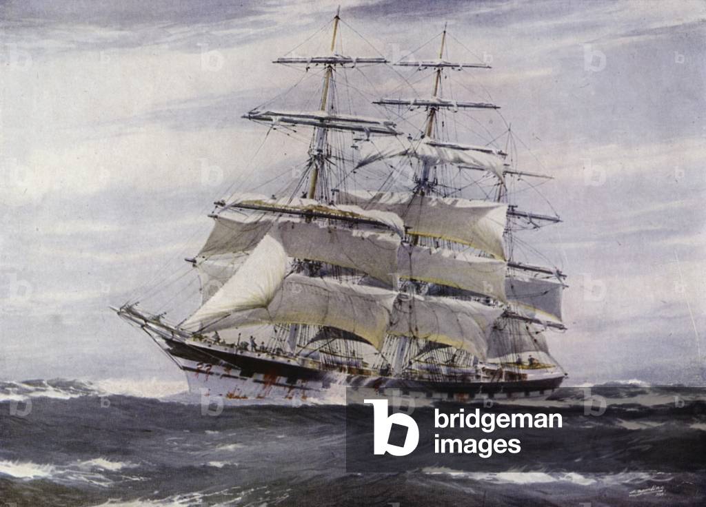 Clipper Ships: Middlesex (colour litho)