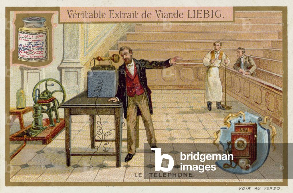 The telephone (chromolitho)