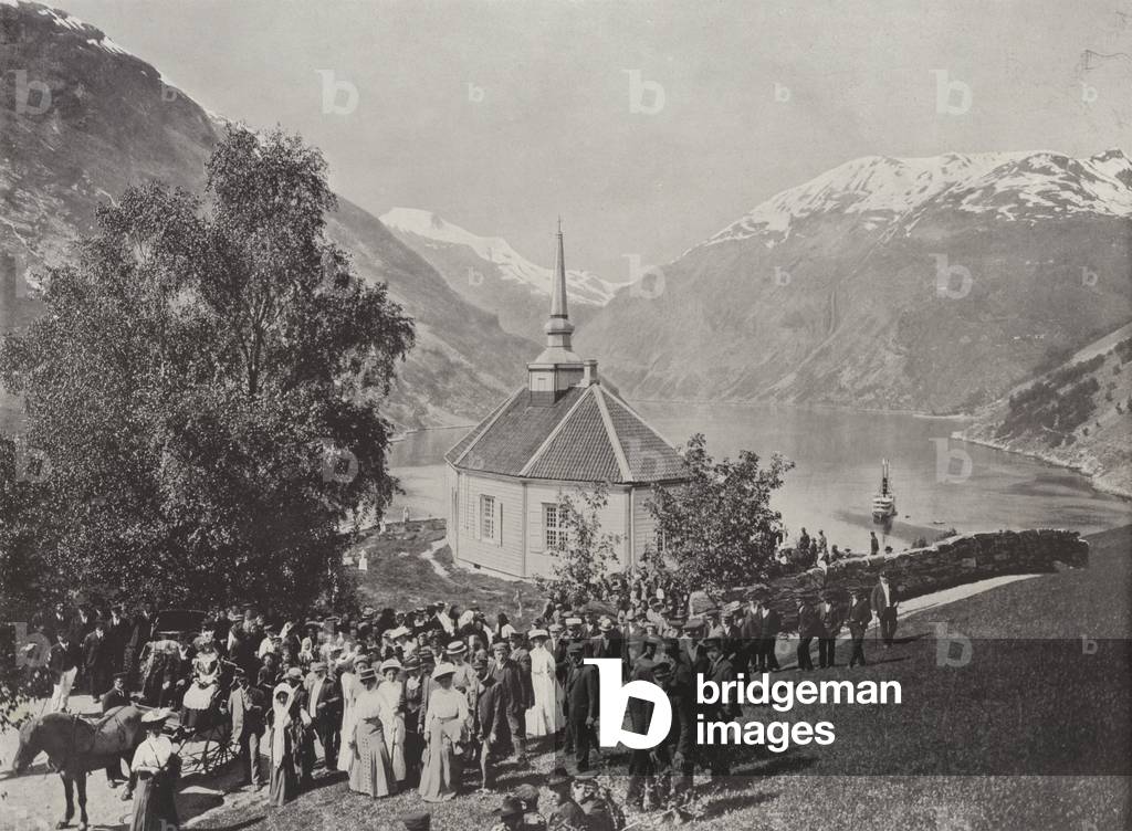 Merok, Geiranger (b/w photo)