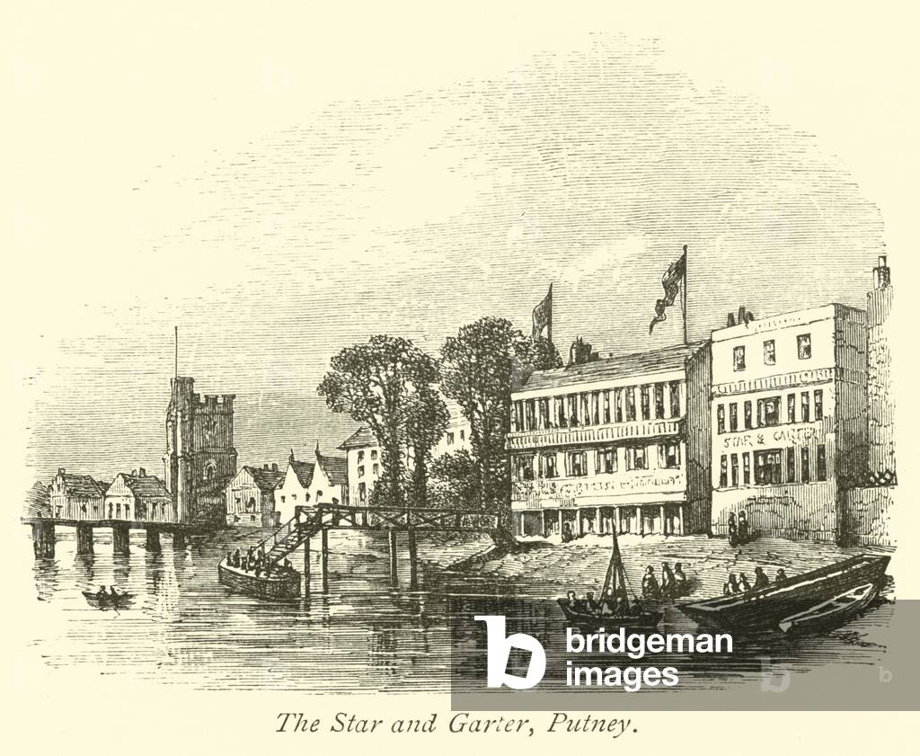 The Star and Garter, Putney (engraving)