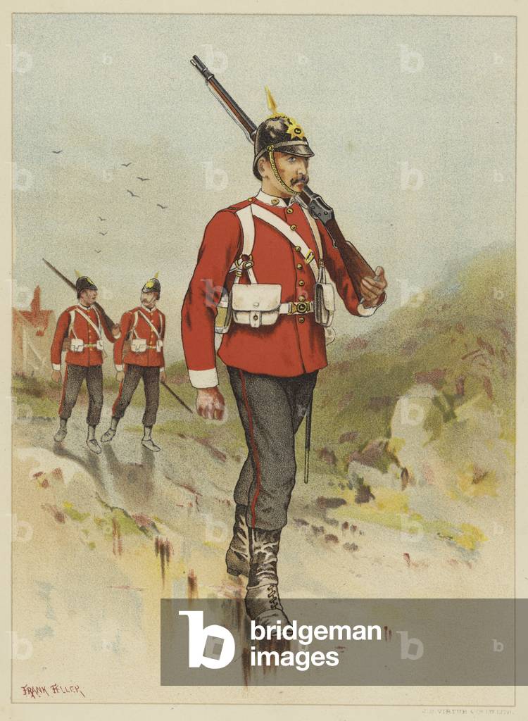 The 30th, East Lancashire (colour litho)