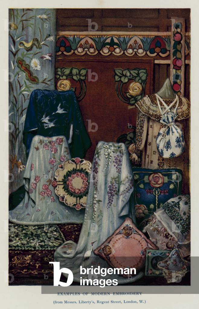 Examples of Modern Embroidery, from Messrs Liberty's, Regent Street, London, W (photo)