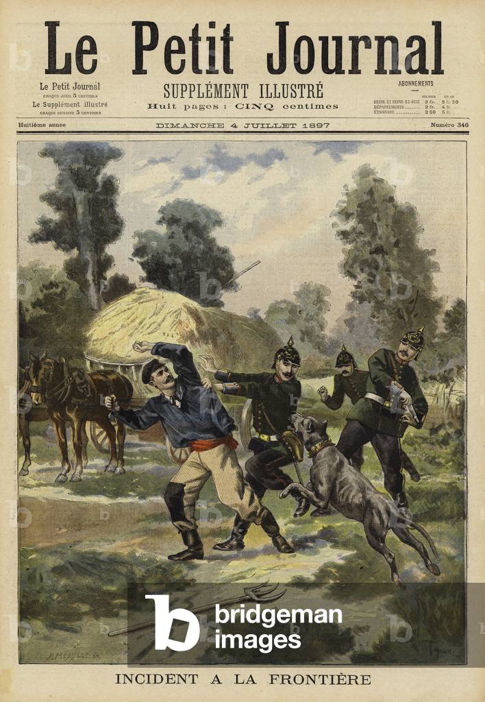 Border incident, 1897 (colour litho)