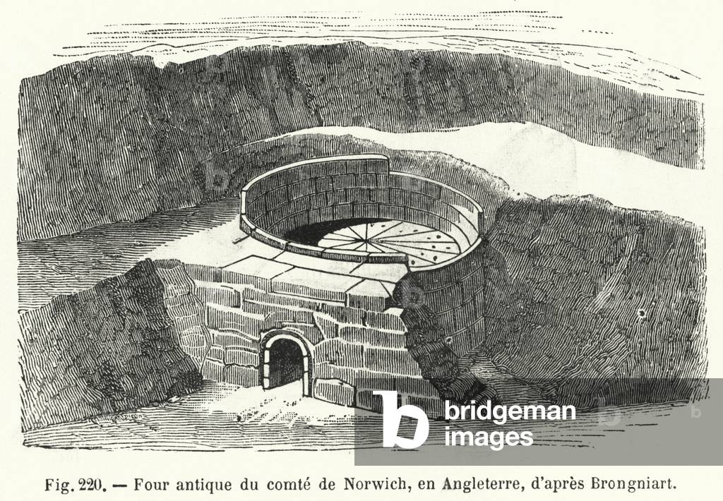 Four antique du comte de Norwich, en Angleterre, d'apres Brongniart (engraving)
