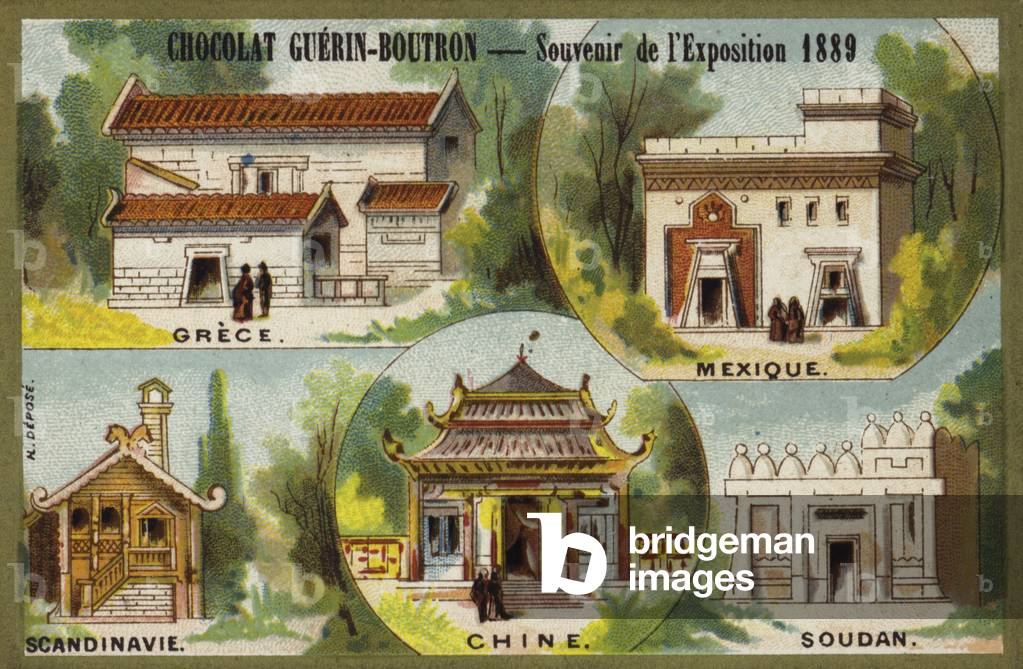 Souvenir of the Exposition Universelle, Paris, 1889 (chromolitho)