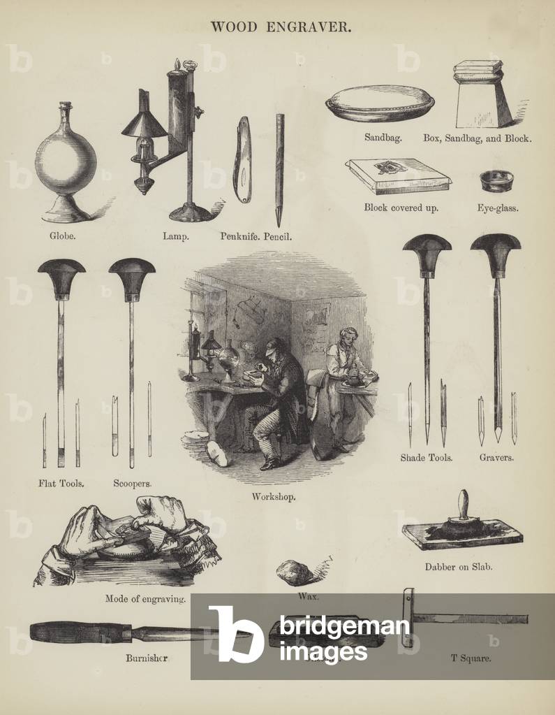 Wood Engraver (engraving)