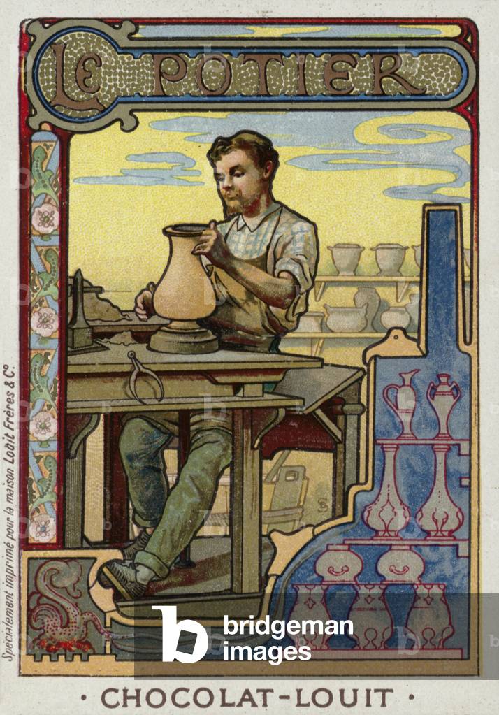 The potter (chromolitho)