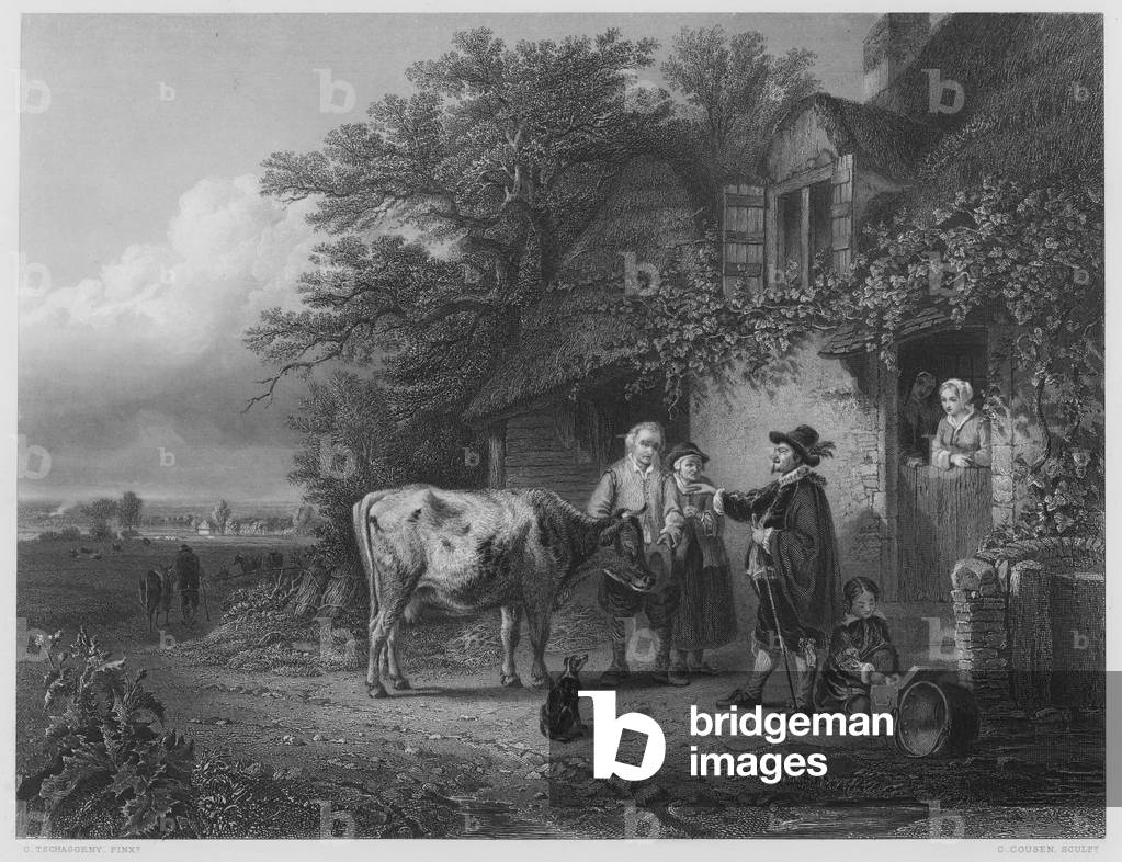 The Cow-Doctor, from the picture in the Royal Collection (engraving)