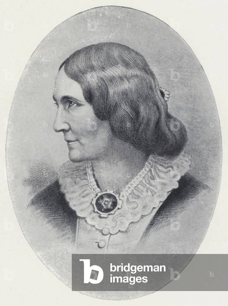 Alice Cary (b/w photo)