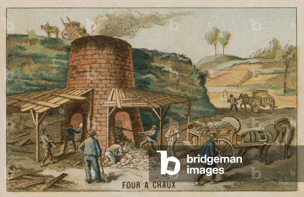 Lime kiln (chromolitho)