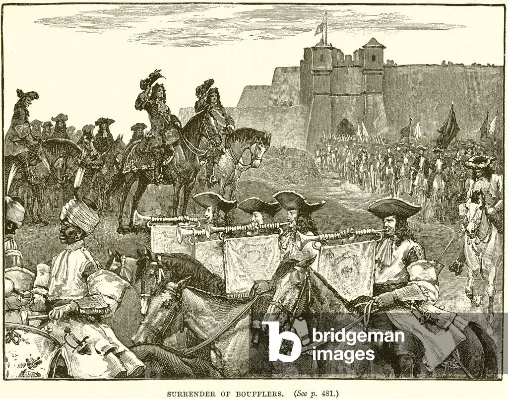 Surrender of Boufflers (engraving)