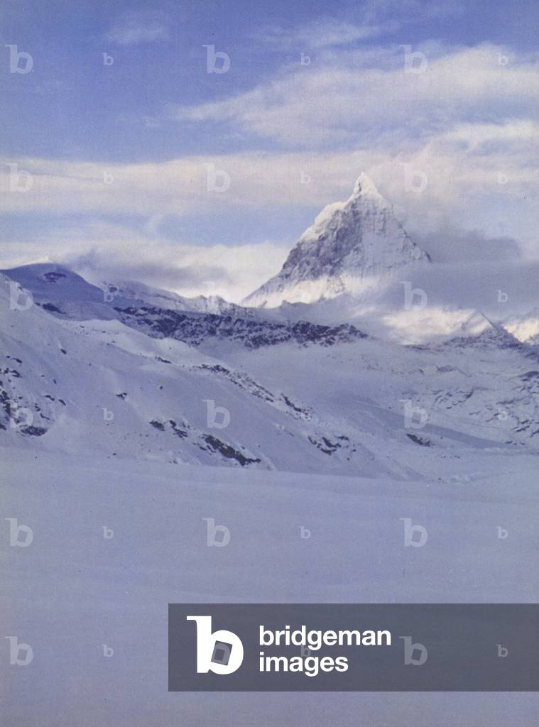 The Matterhorn, Winter Morning (photo)