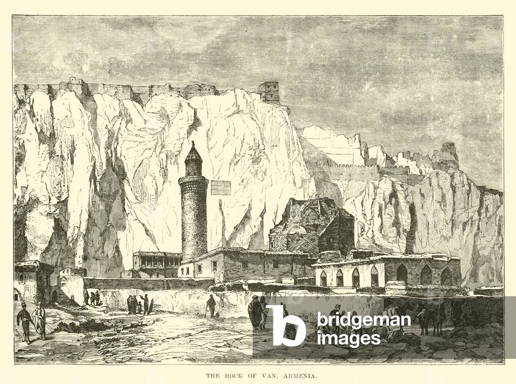 The Rock of Van, Armenia (engraving)