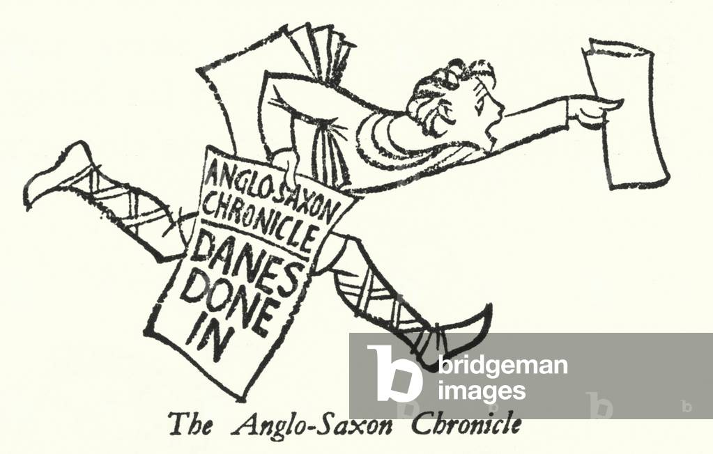 The Anglo-Saxon Chronicle (litho)