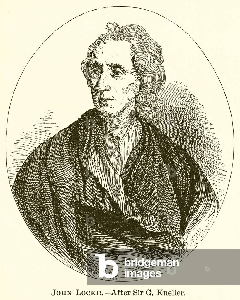 John Locke--After Sir G. Kneller (engraving)
