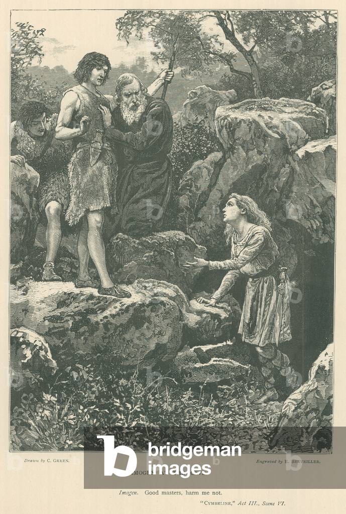 Illustration for Cymbeline (engraving)