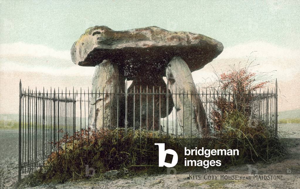 Kits Coty house, near Maidstone (colour photo)