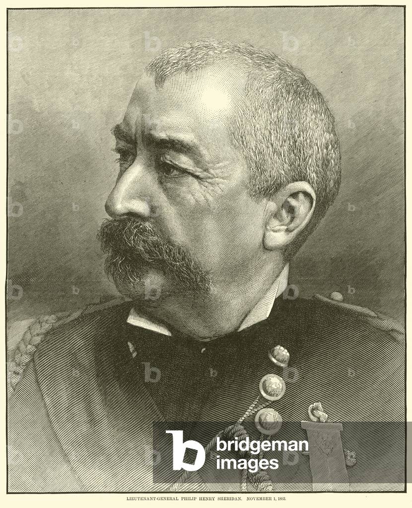 Lieutenant-General Philip Henry Sheridan, 1 November 1883, May 1864 (engraving)