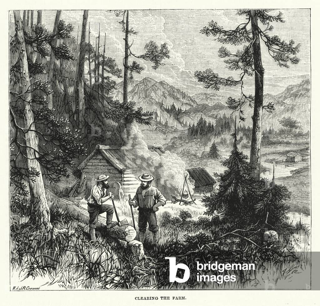 Clearing the Farm (engraving)