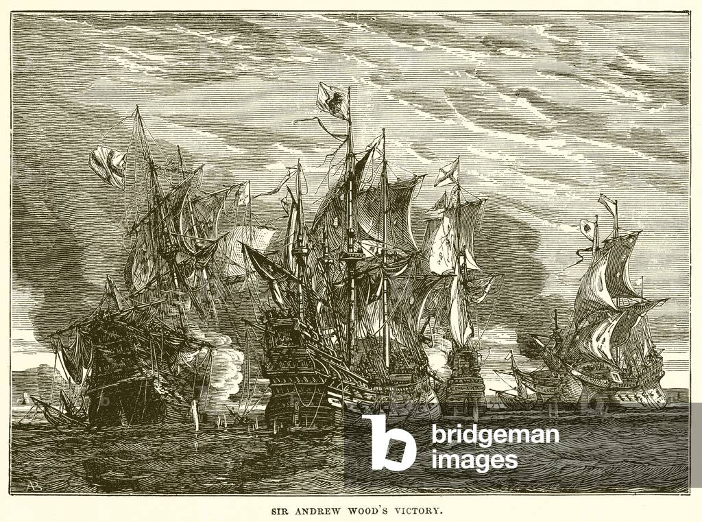 Sir Andrew Wood's Victory (engraving)