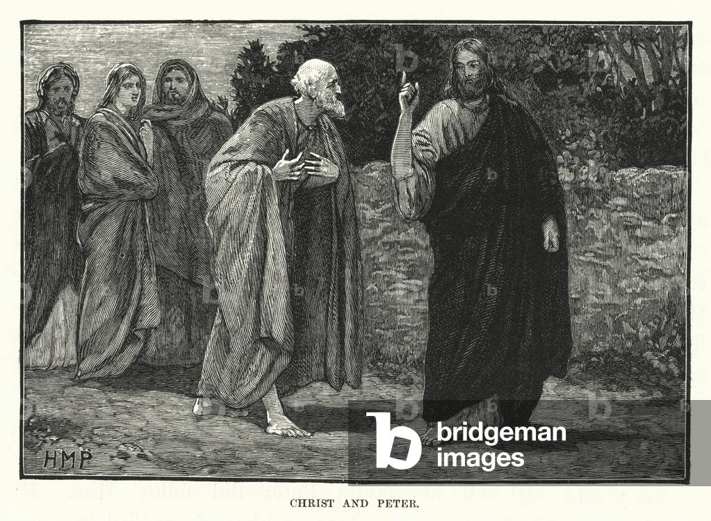 Christ and Peter (engraving)