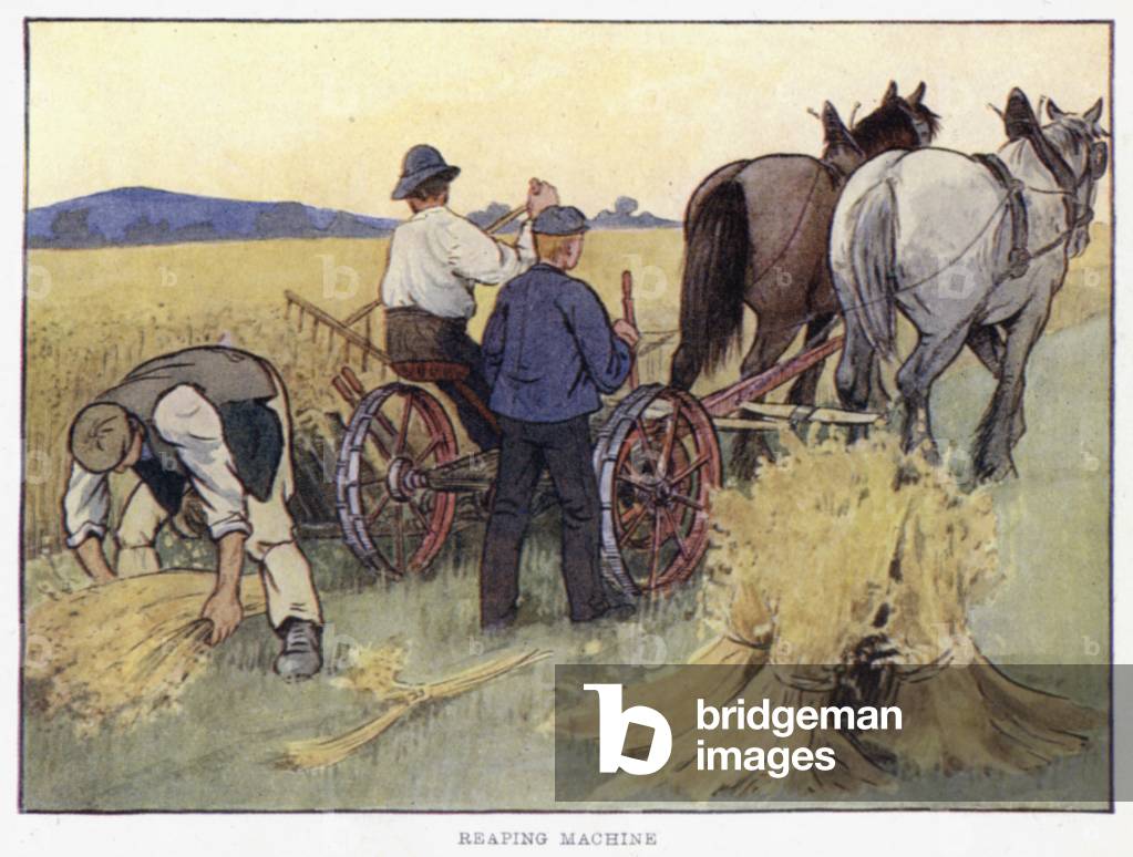 Reaping Machine (colour litho)