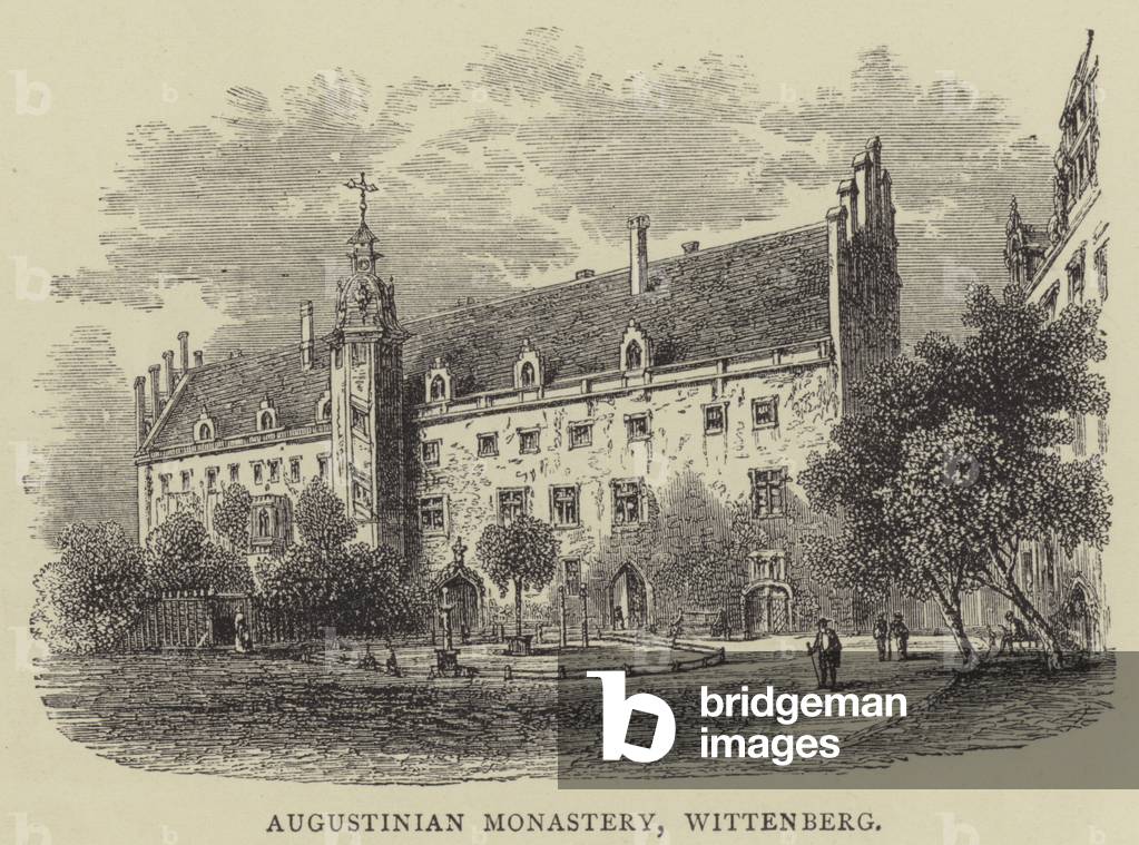 Augustinian Monastery, Wittenberg (engraving)