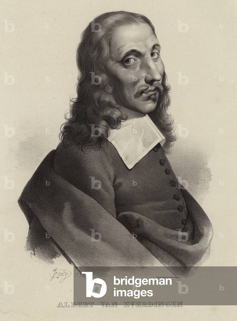 Allaert van Everdingen, Dutch artist (litho)