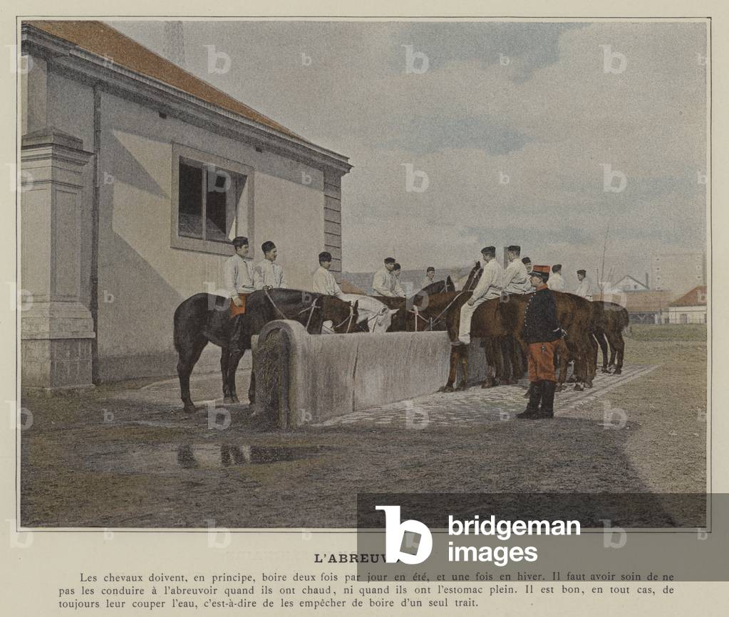 L'Abreuvoir (coloured photo)