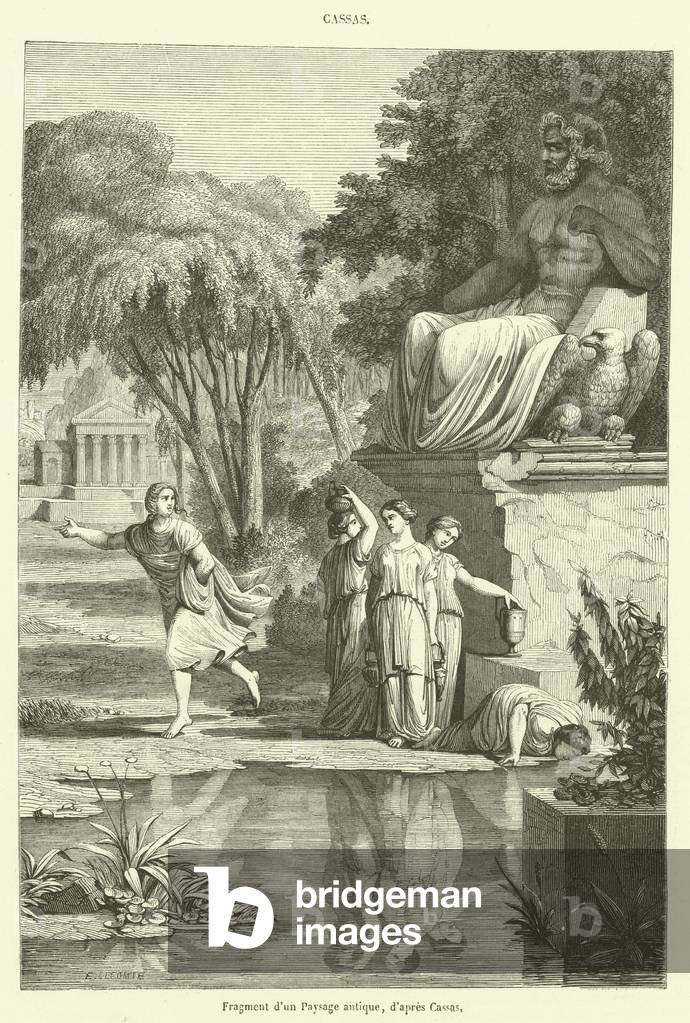 Fragment d'un Paysage antique (engraving)