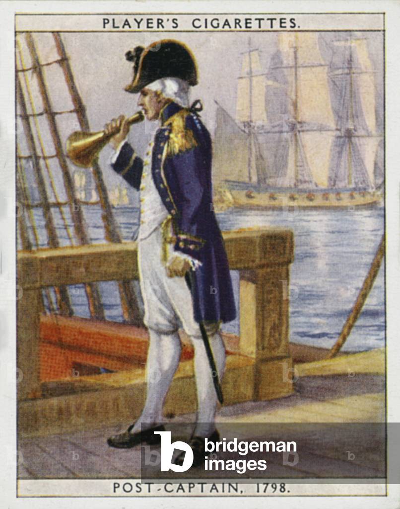 Post-Captain, 1798 (colour litho)