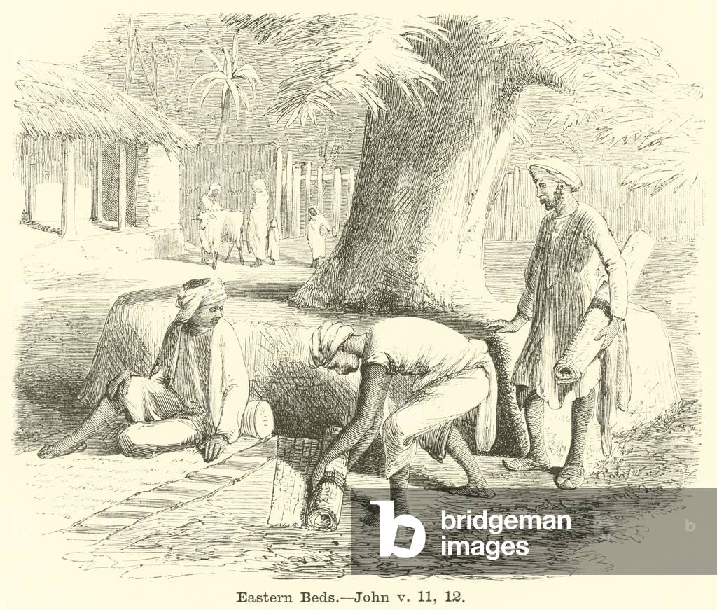 Eastern Beds, John, v, 11, 12 (engraving)