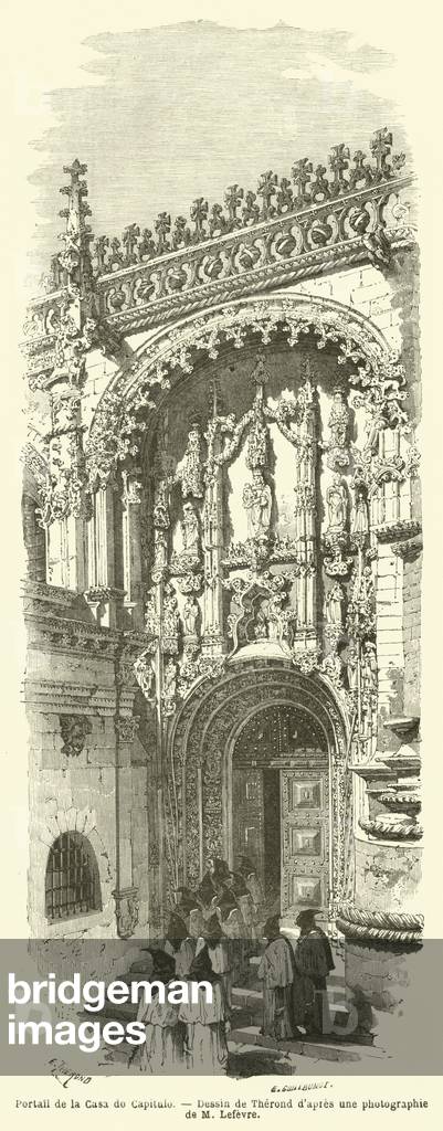 Portail de la Casa do Capitulo (engraving)
