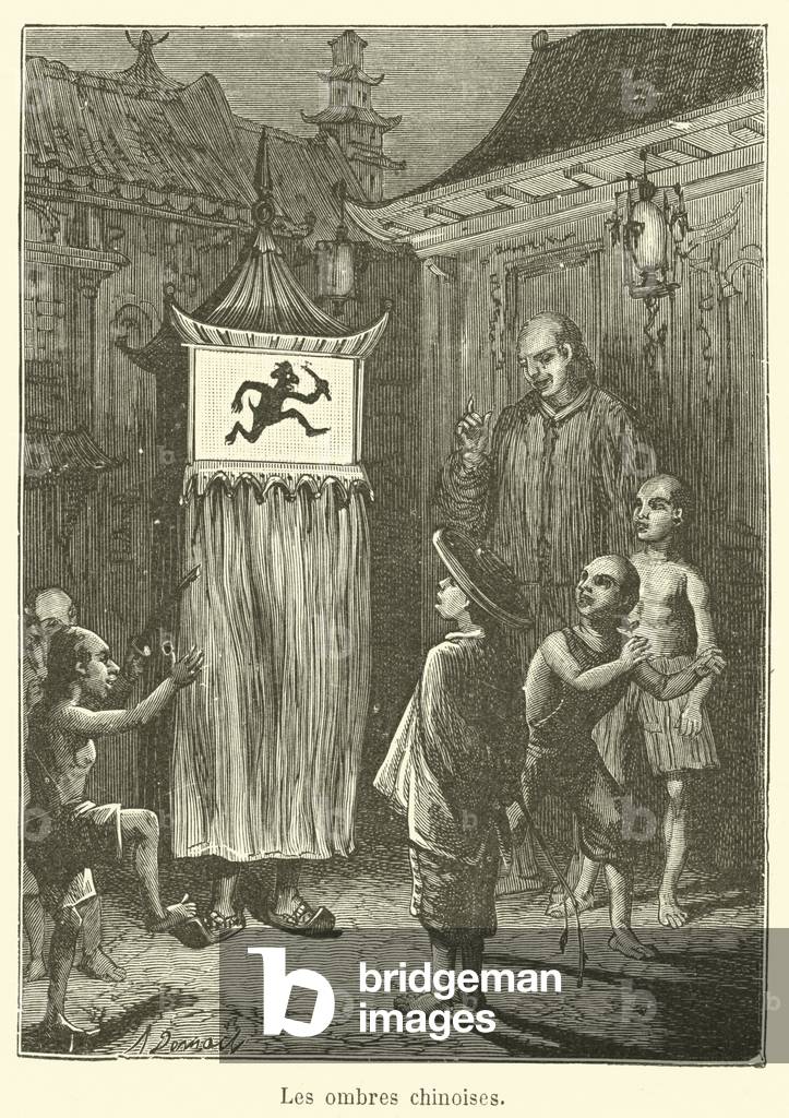 Les ombres chinoises (engraving)