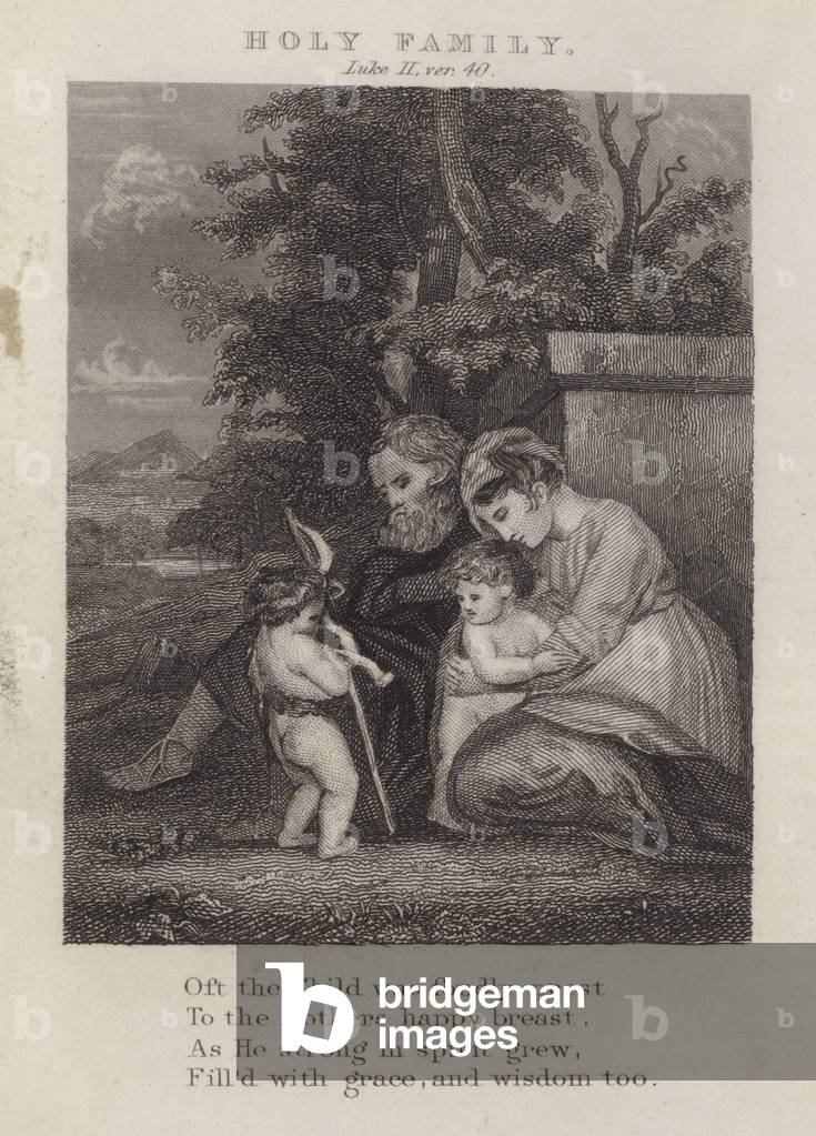Holy family, Luke II, ver 40 (engraving)
