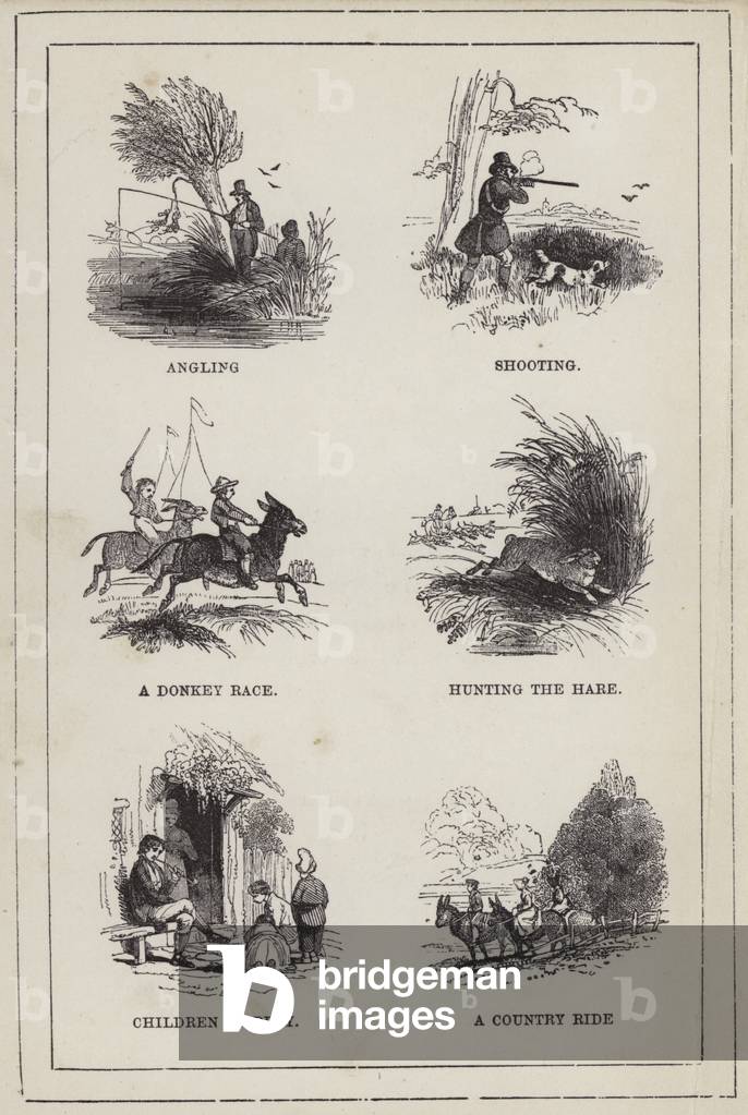 Page from Little Marys Primer, 1850 (engraving)