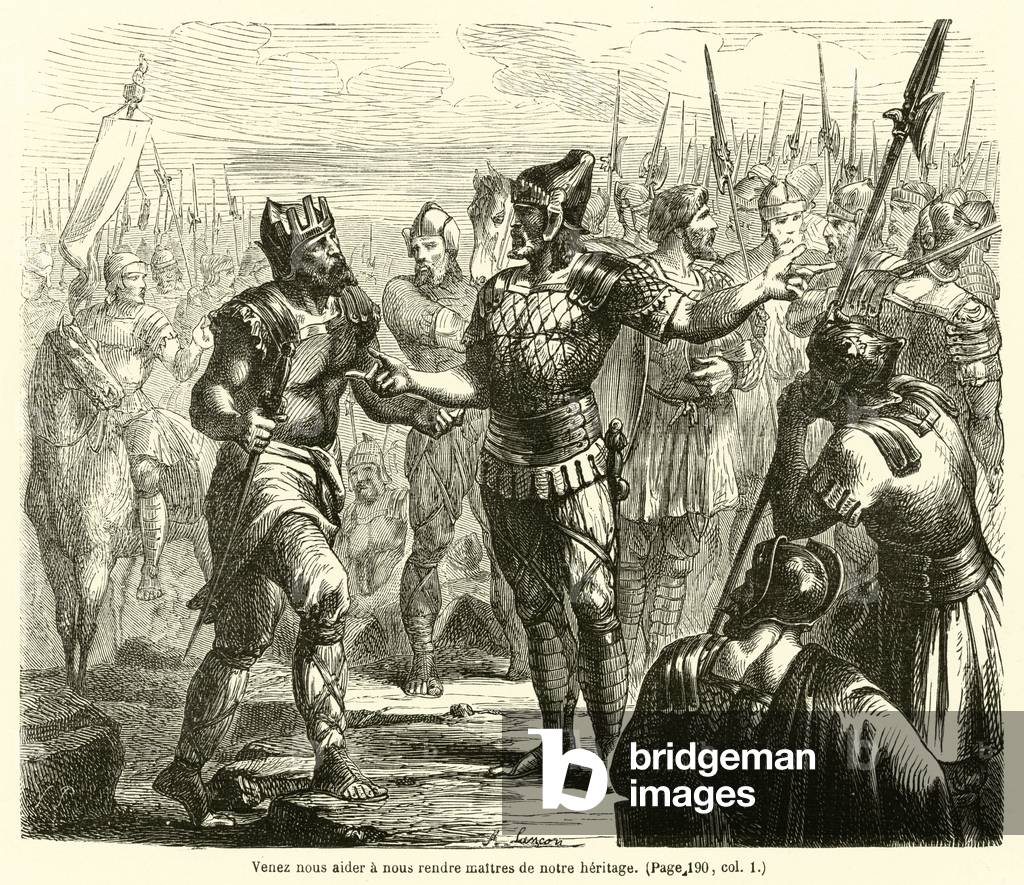 Venez nous aider a nous rendre maitres de notre heritage (engraving)