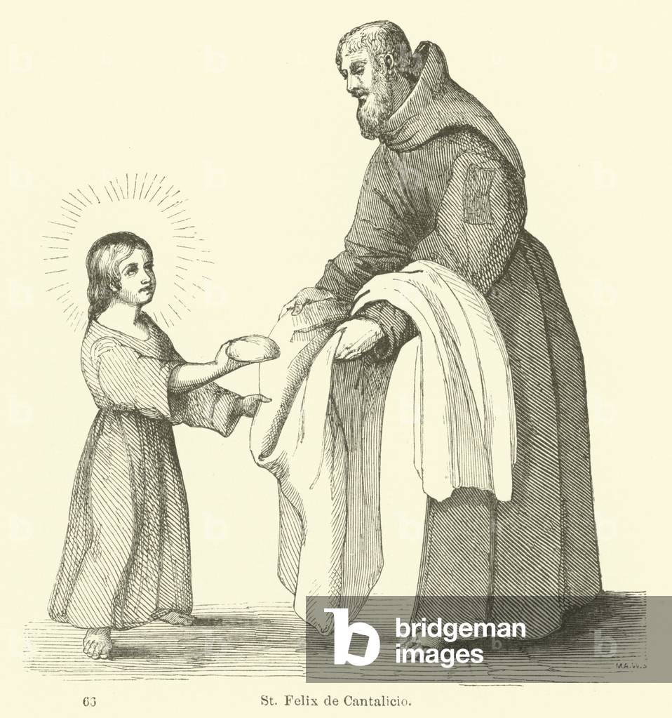 St Felix de Cantalicio (engraving)