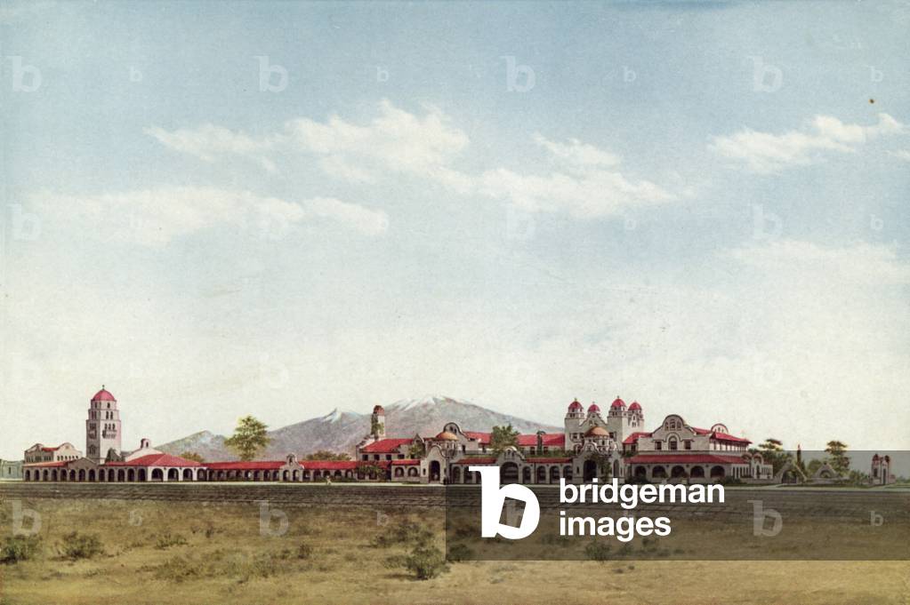 The Alvarado, Albuquerque, New Mexico (coloured photo)