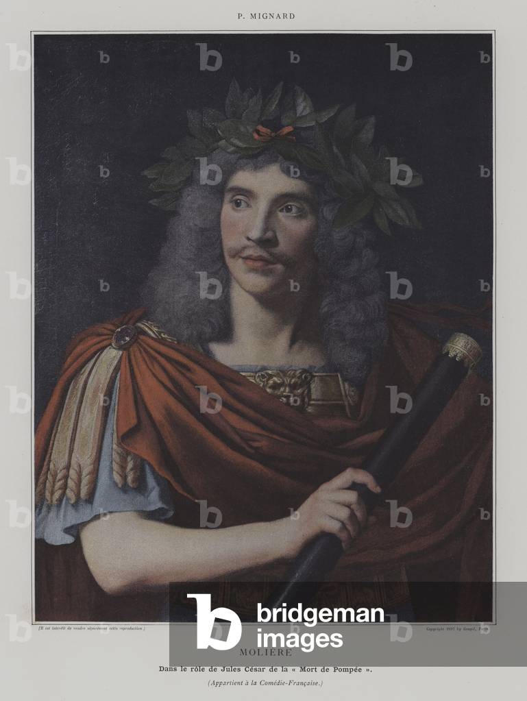 Moliere dans le role de Jules Cesar de la 