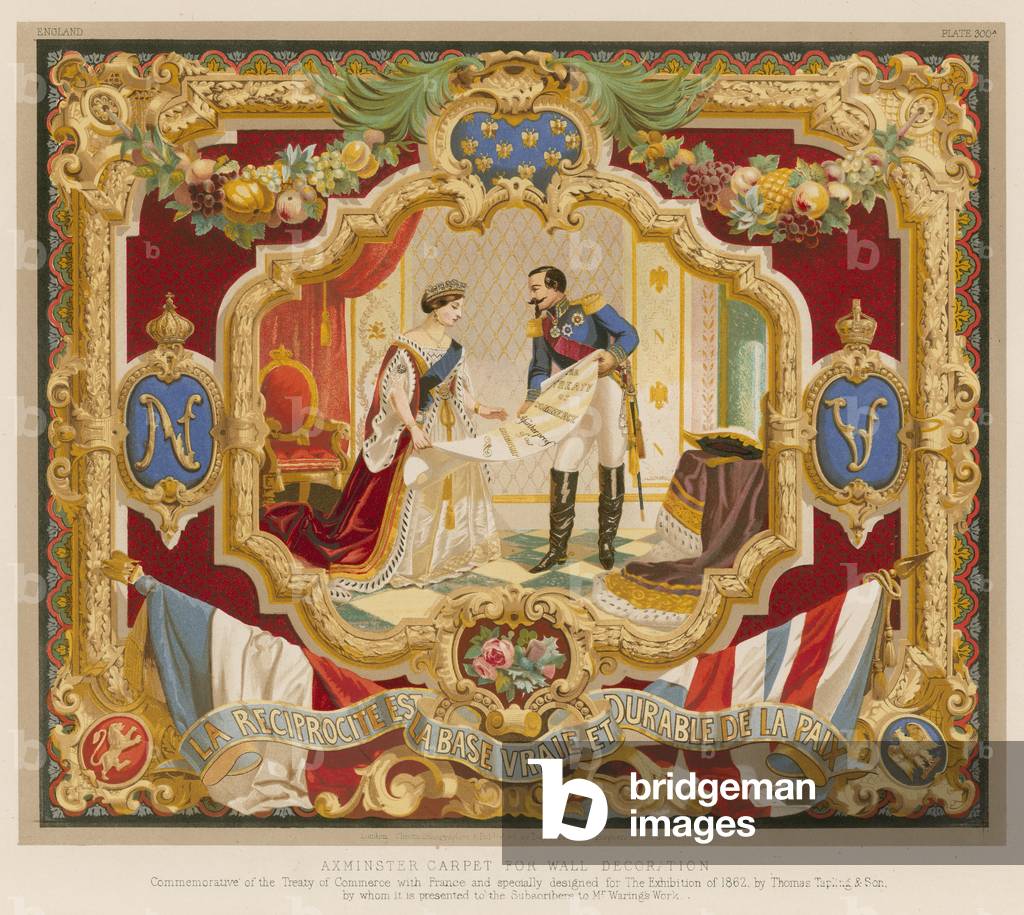 Axminster Carpet for Wall Decoration (chromolitho)