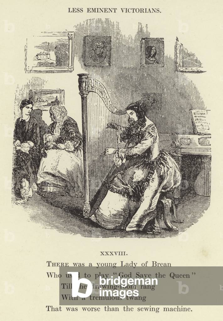 There was a young Lady of Brean (engraving)