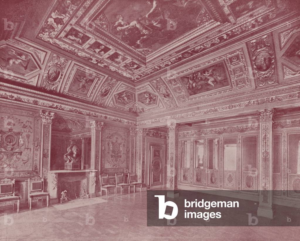 Chamber of Marie de Medicis (b/w photo)